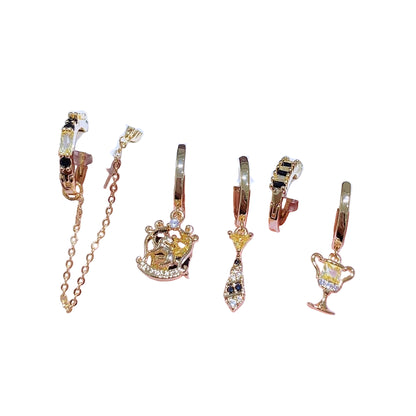 Earring Set 6pcs of Harry Potter Houses