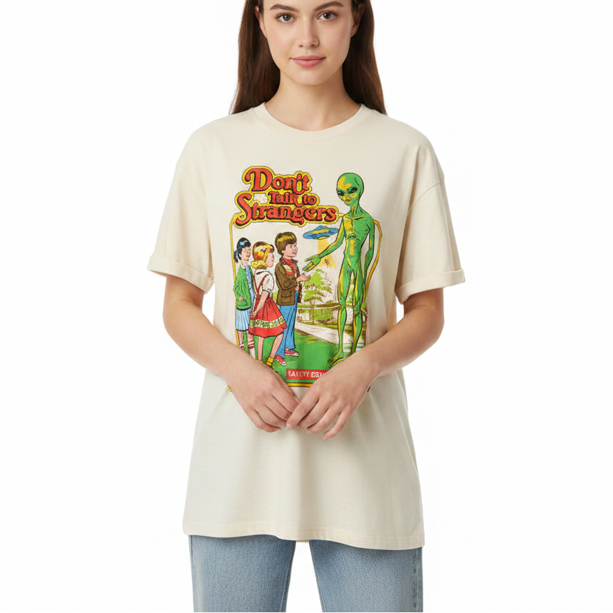 Don't Talk to Strangers Women's Graphic Tee