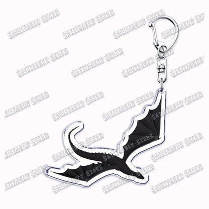 Fourth Wing Basgiath Dragon Keychain