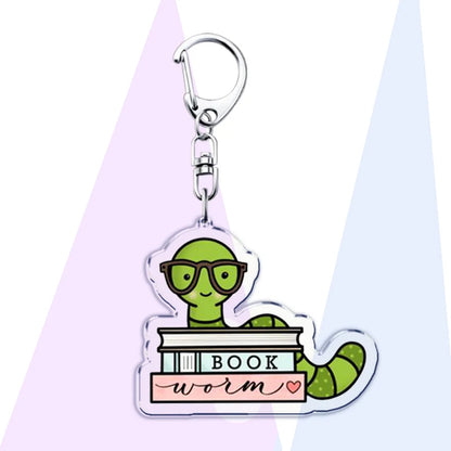Book Lover Acrylic Keychains