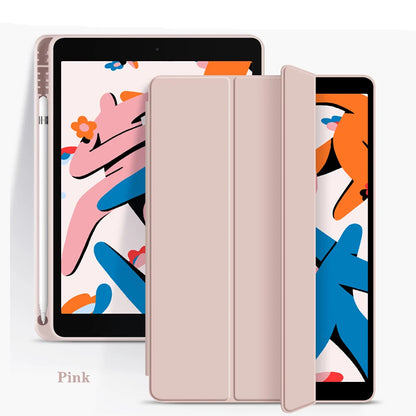Flip Case for Apple iPad with Apple Pencil Holder