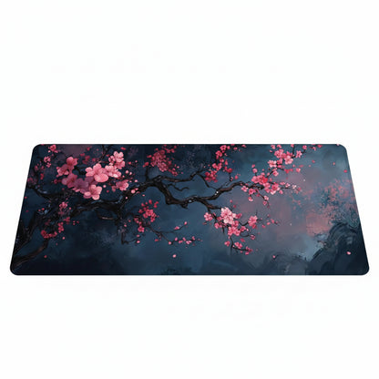 Pink Cherry Blossom Computer Desk Mat