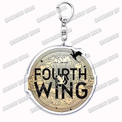 Fourth Wing Basgiath Dragon Keychain