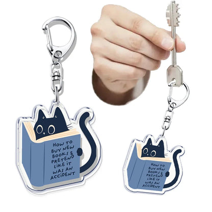 Book Lover Acrylic Keychains