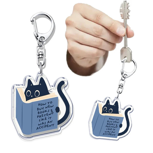 Book Lover Acrylic Keychains