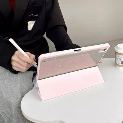 Polka Dot Magnetic Tablet Case (for iPads)