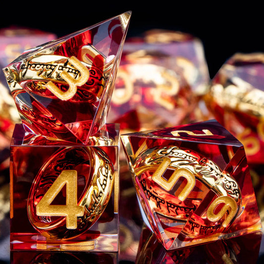 LOTR The One Ring Resin Dice Set