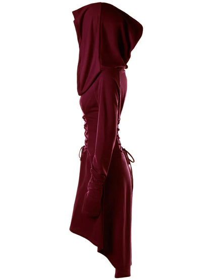 Medieval Mysterious Women's Costume Cloak