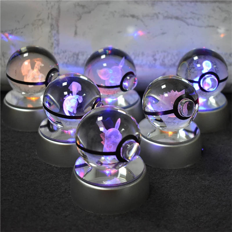 Pokémon 3D Crystal Ball Desk Light