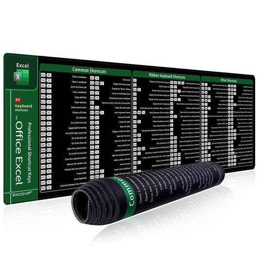 EXCO Excel Shortcuts Computer Mouse Pad