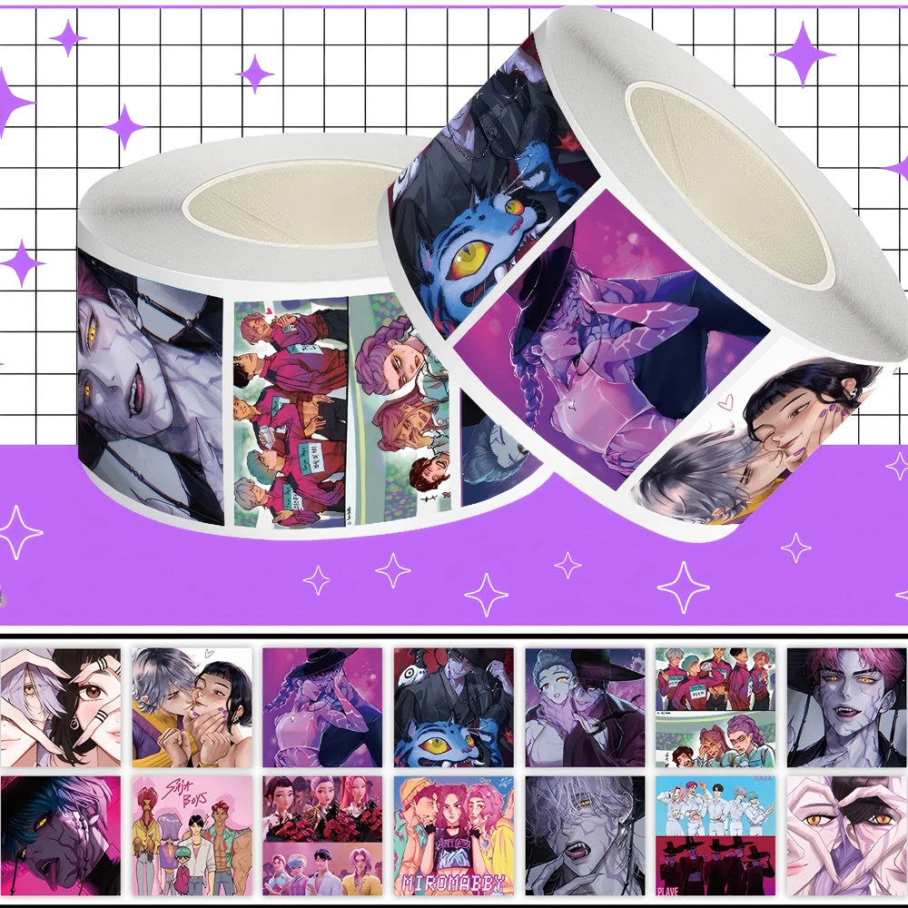 Sticker Decals of K-Pop Demon Hunters