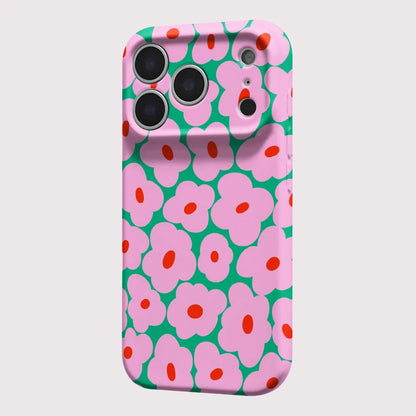 Flower iPhone Case – Hard Shockproof Bumper Cover