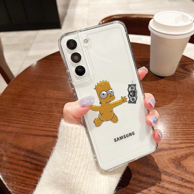 Funny Simpsons Samsung Phone Case