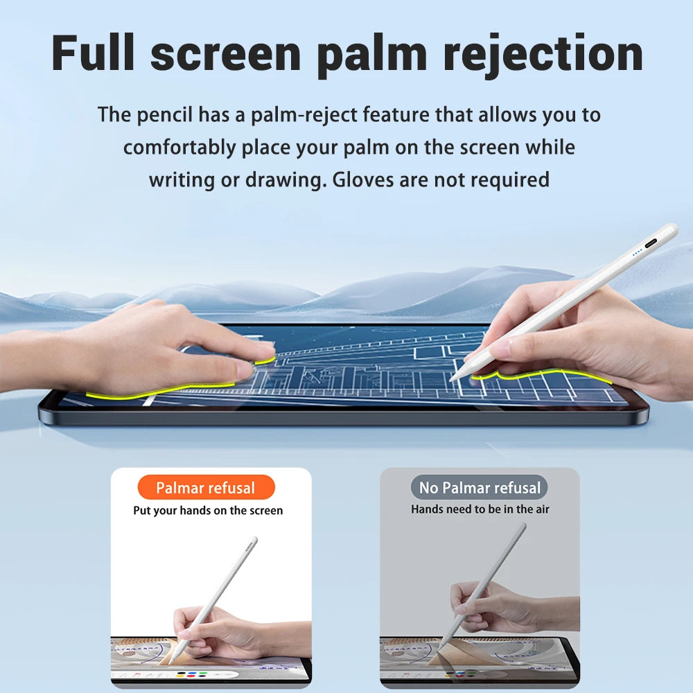 Smart Tablet Stylus with Palm Rejection