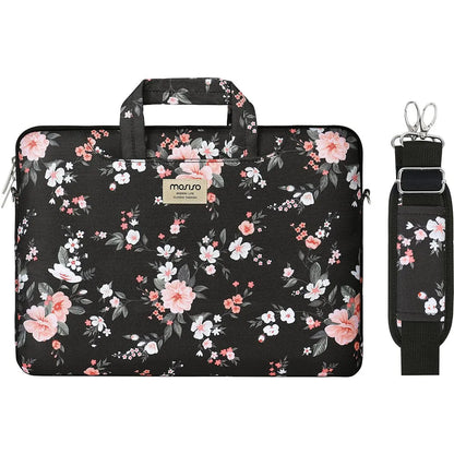 MOSISO Printed Laptop Shoulder Bag – 13–17.3 Inch
