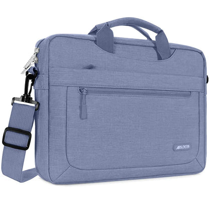 Mosiso Solid Colour Office Laptop Shoulder Bag