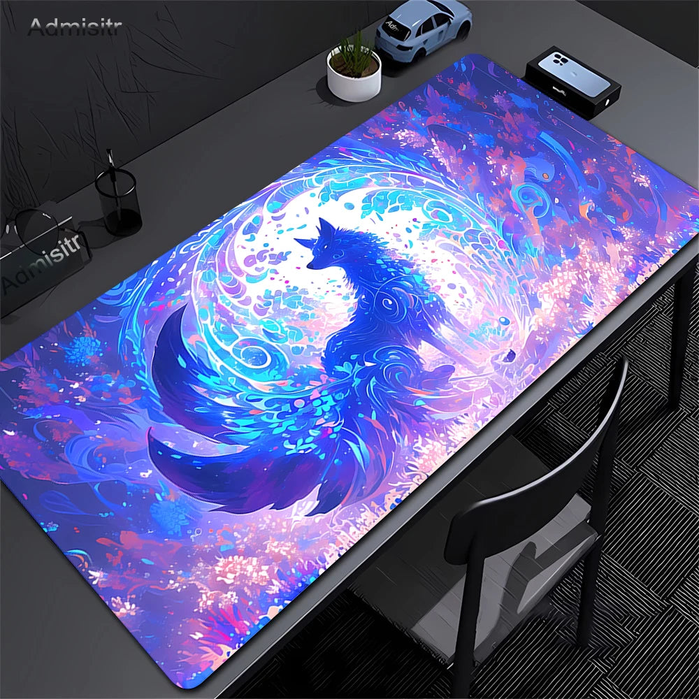 Mythical Fox Landscape Desk and Keyboard Mat