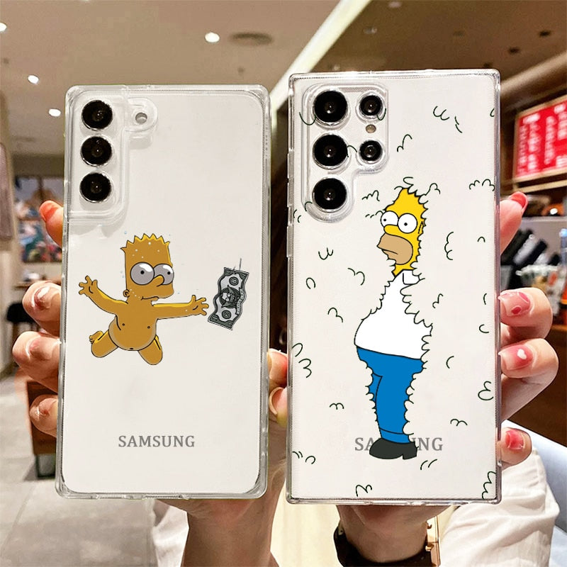 Funny Simpsons Samsung Phone Case