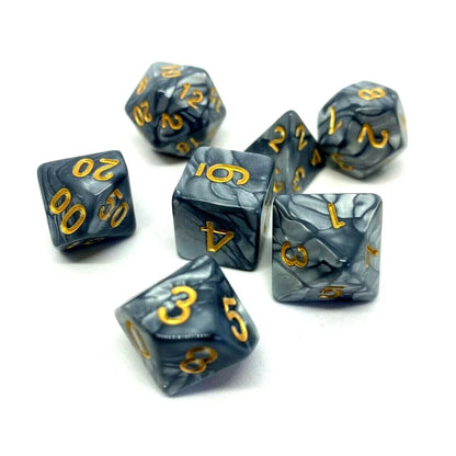 7 Piece Resin Dice Sets - Colourful