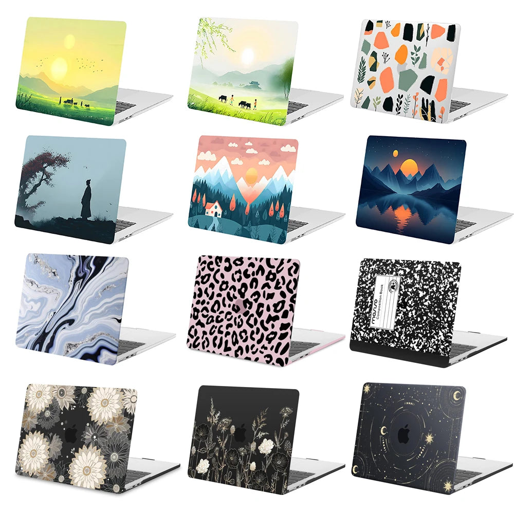 Colourful Hardshell Protective Laptop Case (for Macbook)