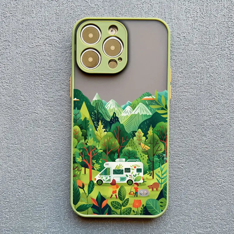 Van Life Forest Landscape Phone Case (for iPhone)