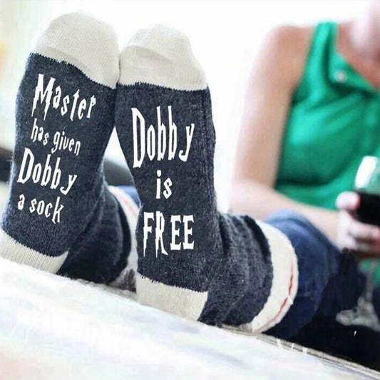 Dobby is Free Harry Potter Socks