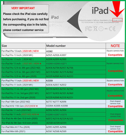 Flip Case for Tablet with Tablet Pencil Holder (for iPad)