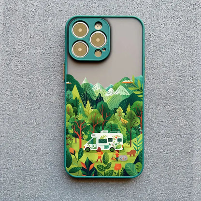 Van Life Forest Landscape Phone Case (for iPhone)