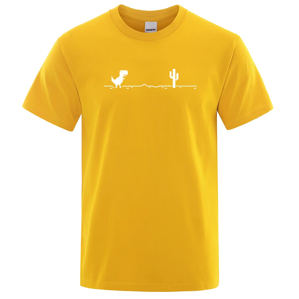 Dinosaurs and Cacti Men's Graphic Tee