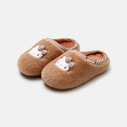 Winter Home Slippers of Hello Kitty