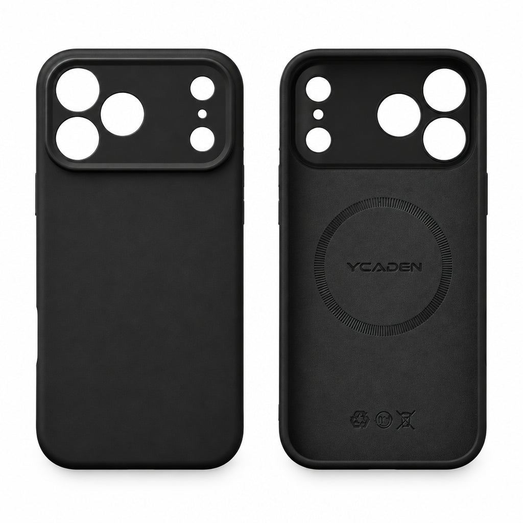 Liquid silicone magnetic iPhone case with wireless charging compatibility