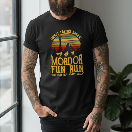 Mordor Fun Run Men's Graphic Tee