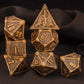 Dungeons and Dragons Metal Dice Set