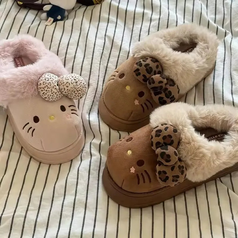 Winter Home Slippers of Hello Kitty