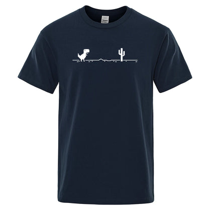 Dinosaurs and Cacti Men's Graphic Tee
