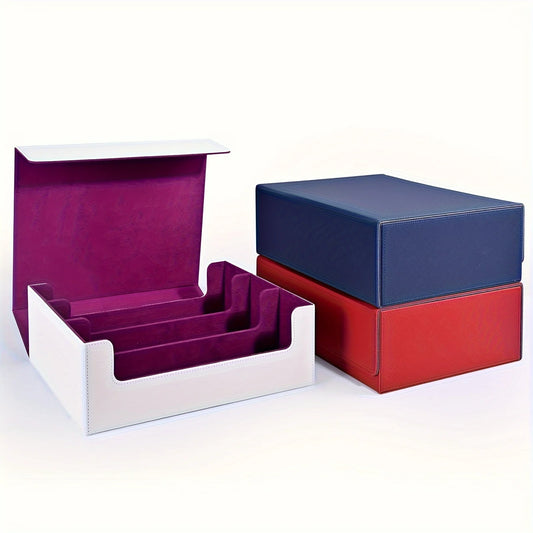 PU Leather Trading Card Storage Box (1800+ cards)