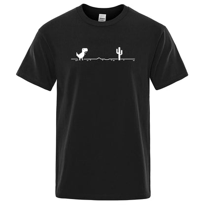 Dinosaurs and Cacti Men's Graphic Tee