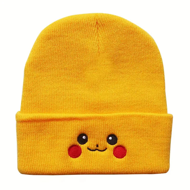 Adult Knit Beanie with Pokémon Faces