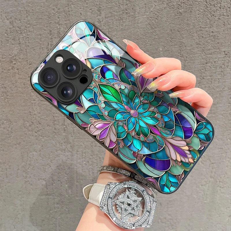 Colourful Stained Glass iPhone Case