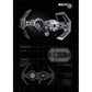 Space Ship Canvas Wall Art Prints of Star Wars Machines