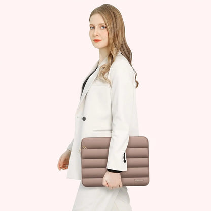 Mosiso Puffy Laptop Bag and Pouch Combo