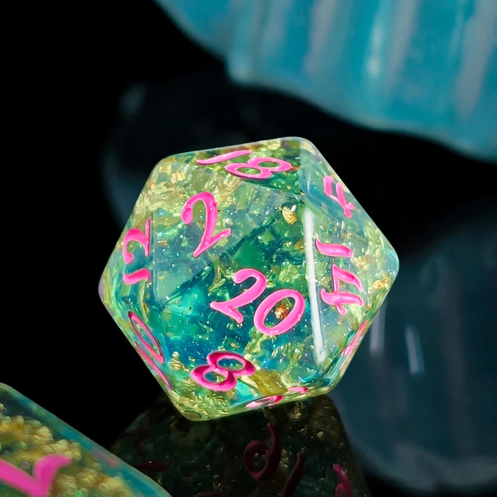 Rainbow Pastel 7pc Dice Set