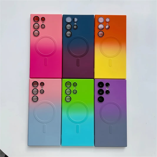 Gradient Colour Magnetic Charge Phone Case (for Galaxy)