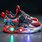 Light-Up Spidey Kids LED Sneakers