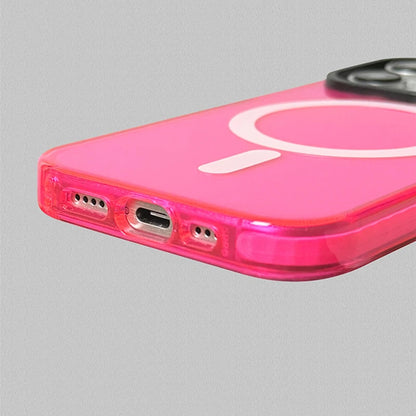 Transparent Neon Magsafe Case (for iPhone)