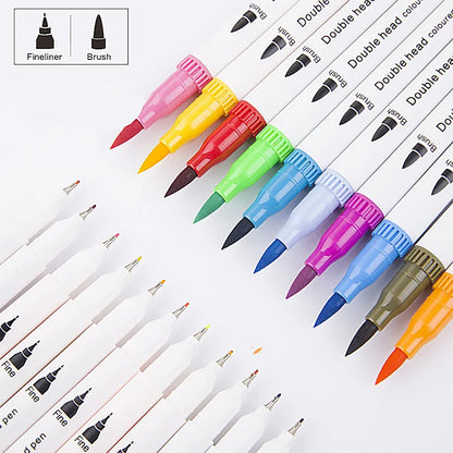 Arty Double-Head Washable Colour Marker Sets