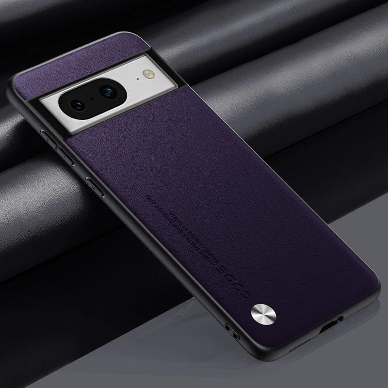 Luxury Leather Phone Case for Google Pixel