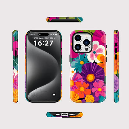 Flower Time Shockproof Phone Case (for iPhone)