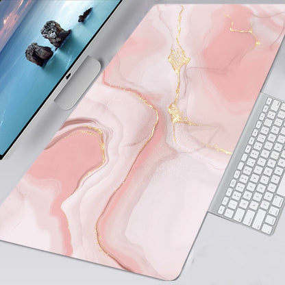 Colourful Marble Keyboard and Mouse Mats