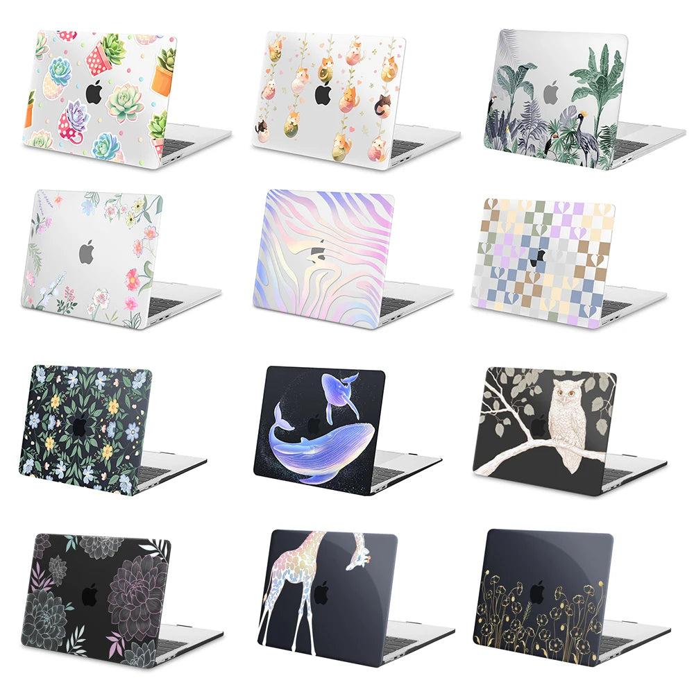 Colourful Hardshell Protective Laptop Case (for Macbook)